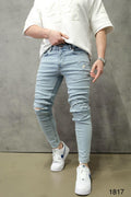 Светло сини Skinny Fit фармерки