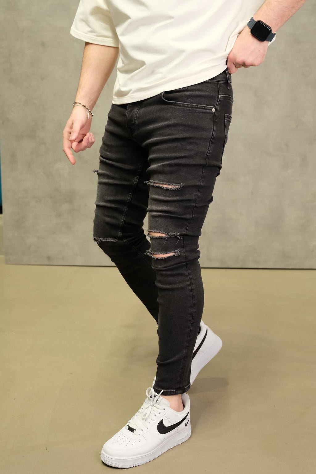 Црни Skinny Fit фармерки