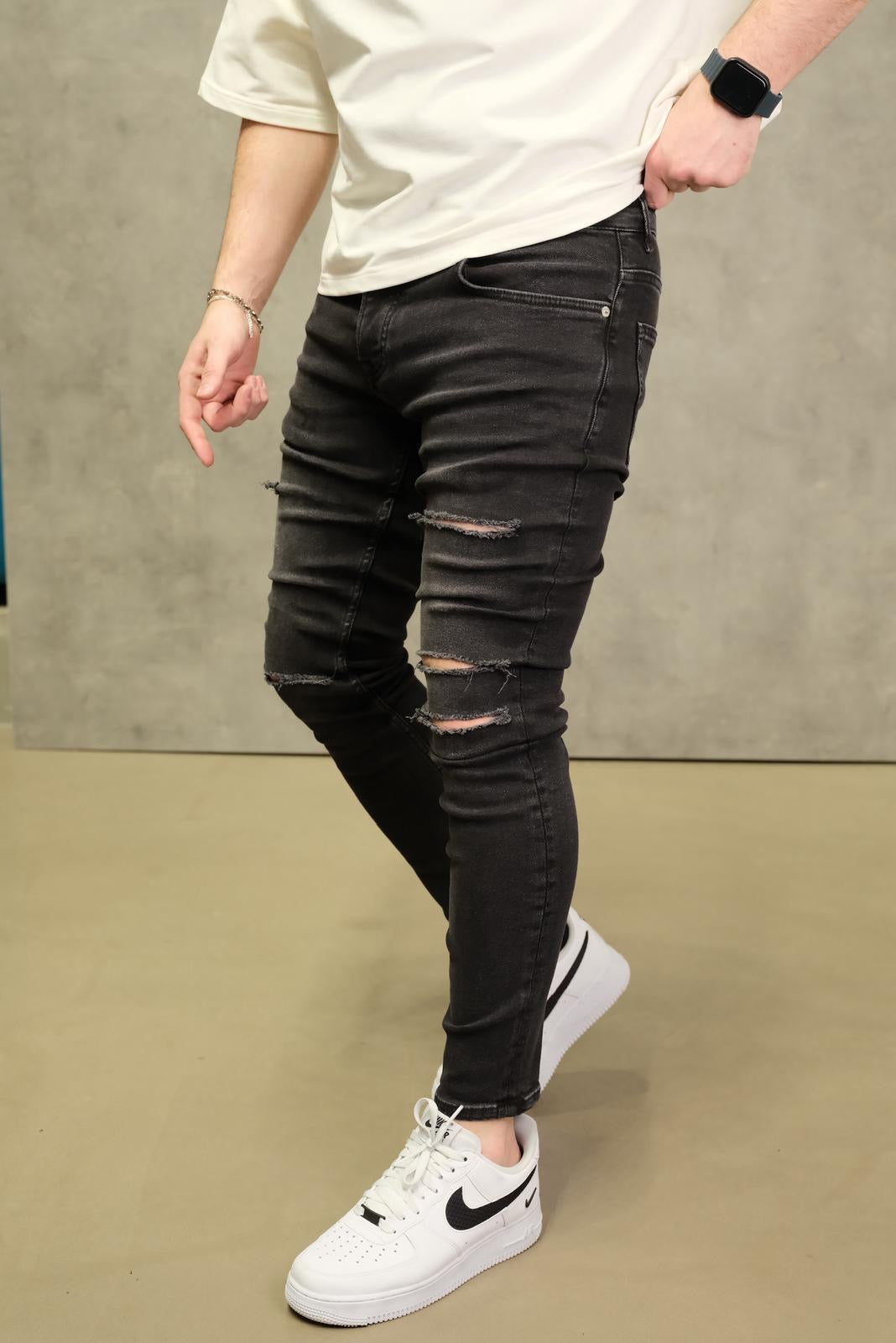 Црни Skinny Fit фармерки