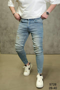 Светло сини Skinny Fit фармерки